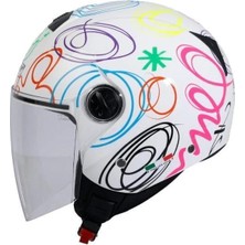 Sway 715 Kask Whıte Flower