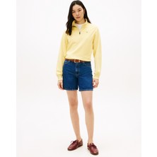 Tommy Hilfiger Dnm Emı Straıght Short Rw Kadın Mavi Şort - WW0WW48598