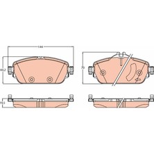 TRW Depomix Fren Balatasi Ön Mercedes-Benz C Serisi C 160 15-, C 180 14-, C 200 13-18, C 250 14-18, C 300 15-18, C 350 E 15-18, C 200 D 15-, C Serisi T-Model C 160 15-, C 180 14-, C 200-250 14-18, C 300