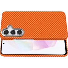 Durukar®  Samsung Galaxy S24 Fe Vega Magsafe Kapak - Turuncu
