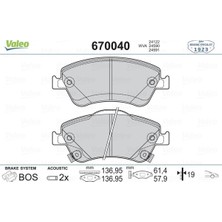 Valeo Depomix Ön Balata Auris-Corolla 1.3 1.4d-1.4 Vvti-1.6 Vvti-1.8-2.0d-4d-2.2d 07 10