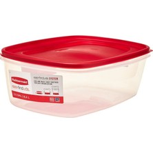 Rubbermaid Easy Find Lids Dev Boy Saklama Kabı - 9.4 Litre (2.5 Galon) - Kırmızı Kapaklı
