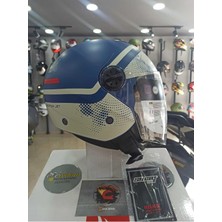Sway SW715 Gemini Green Beige Yarım Motosiklet Kaskı