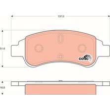 TRW Depomix Fren Balatasi Ön Peugeot 1007 1.4 05-, 1.6 16V 05-, 1.4 Hdi 05-