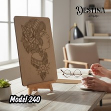 Destina Ahşap Mandala Boyama Seti- MODEL240