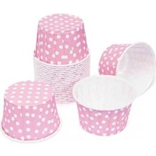 Net Market Pembe Puantiyeli Kek Kapsül Muffin 25 Adet