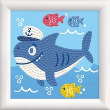 Diamond Dotz Dıamond Dotz DD1.064F Shark Ahoy! 9,5x9,5 cm Boncuk Tablo Kiti