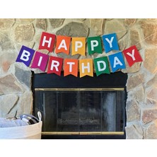 Net Market Gökkuşağı Renkli Doğum Günü Yazısı, Iyiki Doğdun Yazısı, Happy Birthday Banner,