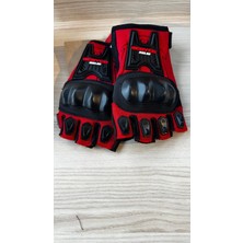 Scoyco MC12D Yarım Motorcu Eldiveni Kırmızı