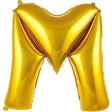 Net Market 1 Metre Folyo Harf Balon M Harfi 40'' 100 cm