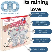 Diamond Dotz Dıamond Dotz DBX.005 Dotz Box It's Raınıng Love 28X28 cm Boncuk Tablo Kiti