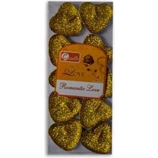 Net Market Nedi Tea-Lıght Simli Kalpli Mum 10"lu Altın 7145