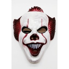 Net Market Halloween Cadılar Bayramı Cosplay Yetişkin Pennywise Maske Korkunç Palyaço Parti Şaka Maskesi 1450