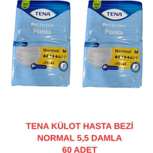 Tena Külot Hasta Bezi Normal 5,5 Damla Medium Beden 60 Adet
