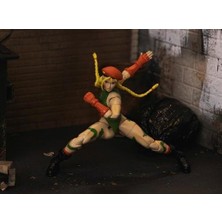 Bliss Store Jada Toys - Street Fighter Iı Cammy Figürü, Hareketli Pop Kültürü Koleksiyon Figürü, 25'ten Fazla Hareketli Nokta, Alternatif Kafa, Eller, Aksesuarlar Dahil, 15 Cm, 13 Yaşından Büyük Hayranlar