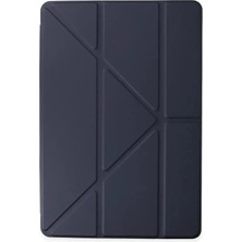 Durukar®  Samsung Galaxy X200 Tab A8 10.5 Kılıf Kalemlikli Mars Tablet Kılıfı - Lacivert
