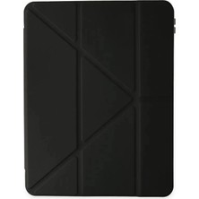 Durukar®  Samsung Galaxy X200 Tab A8 10.5 Kılıf Kalemlikli Mars Tablet Kılıfı - Siyah