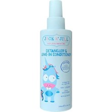 Bliss Store N'jill N' Jill Doğal Banyo Zamanı Detangler ve Durulanmayan Saç Kremi - Tüm Saç Tiplerine Uygun, Ekstra Nemlendirici, Silikonsuz, Zulüm Içermez, Vegan - 200 ml (1'li Paket)
