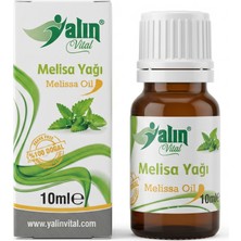 Yalın Vital Melisa Yağı 10 ml | %100 Saf ve Doğal ( Cam Damlalık Hediyeli )