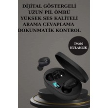 Epilons Nabız Ölçer Hediye Bileklikli Akıllı Saat ve Dijital Göstergeli Bluetooth Kulaklık Çoklu Şarj Girişi