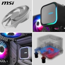 Bliss Store Msı Mag Coreliquid A13 360 Cpu Soğutucu, Sıvı, Beyaz