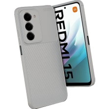 Durukar®   Redmi 15 4g Auto Focus Karbon Kapak - Gri