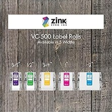 Bliss Store Orijinal CZ-1003 Sürekli Uzunluk ¾" (1,9 Cm) 19 mm Genişlik x 5 M (5 M) Sıfır Mürekkep Teknolojisine Sahip Uzun Etiket Rulosu, CZ1003