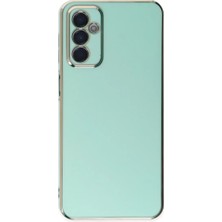 Akmanora Newface Samsung Galaxy M23 Kılıf Volet Silikon - Açık Yeşil