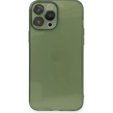 Akmanora Newface Apple iPhone 13 Pro Kılıf Fly Lens Silikon - Yeşil