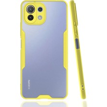 Akmanora Newface Xiaomi Mi 11 Lite Kılıf Platin Silikon - Sarı