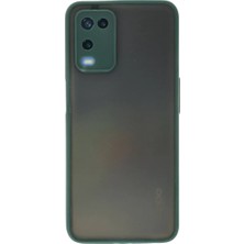 Akmanora Newface Oppo A54 4g Kılıf Montreal Silikon Kapak - Yeşil