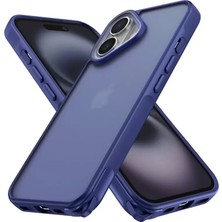 Akmanora Newface Apple iPhone 16 Kılıf Elegant Kapak - Lacivert