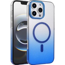 Akmanora Newface Apple iPhone 16 Pro Glossy Magsafe Kapak - Mavi