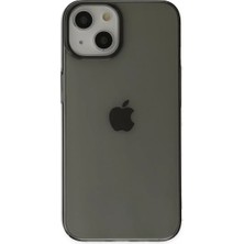 Akmanora Newface Apple iPhone 14 Plus Kılıf Pc Sert Şeffaf Kapak - Siyah