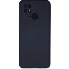 Akmanora Newface Xiaomi Redmi 10C Kılıf Nano Içi Kadife Silikon - Lacivert