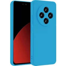 Akmanora Newface Xiaomi Redmi 14C Kılıf Nano Içi Kadife Silikon - Mavi