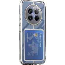 Akmanora Newface Realme 12 Pro Kılıf Kart Şeffaf Silikon - Şeffaf