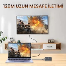 Bliss Store 4K 30Hz HDMI Kvm Extender 120 Metre CAT5E/6 HDMI Menzil Genişletici Uzatıcı
