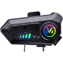 Mi7a V10 Wireless Intercom Akıllı Motosiklet Kask Kulaklığı