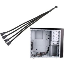 Bliss Store 4 Pin 4 Port Fan Çoklayıcı Y Pwm Çoğaltıcı Splitter Kablosu Rohs Uyumlu 30 cm 4987