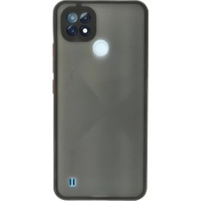 Akmanora Newface Realme C21 Kılıf Montreal Silikon Kapak - Siyah