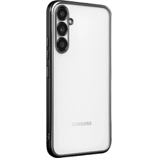 Akmanora Newface Samsung Galaxy A34 5g Kılıf Razer Lensli Silikon - Siyah