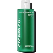 Co. Akne & Siyah Nokta Karşıtı Gözenek Sıkılaştırıcı Bha/pha Niacinamide Salisilik Asit Tonik 200 ml