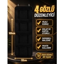Uydee 4 Cepli Çok Amaçlı Dolap Içi Düzenleyici Organizer Dolap Içi Düzenleyici Kapı Arkası Askılık Kapı Arkası Organizeri Banyo Düzenleyici Mutfak