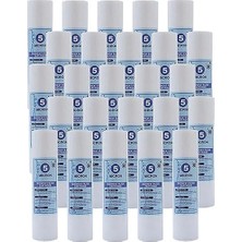 Arıtma Cihazı 10 Inc 5 Mikron Sediment Spun Filtre (25 Adet)