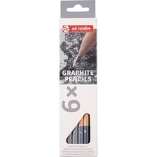 Art Creation 6 Parça Grafit Kalem Seti Sanatsal Kullanım İçin Dayanıklı ve Performanslı