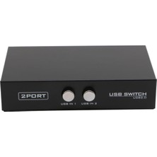 2 Port Yazıcı Printer USB Çoklayıcı Switch Splitter Hub