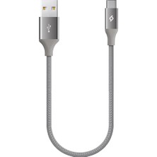 T.tec 2DK26UG Type C-Usb 30CM Gri Kablo