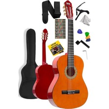 CG-270M Doğal Renk Klasik Gitar 4/4 Yetişkin Boy Sap Ayarlı Full Set