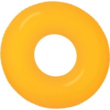 59262 Neon Renkli Simit 91 Cm, Su Sporları, Plaj Malzemesi, Şişme Ürün, Yüzme Aksesuarı, Kamp, Dalış, Güvenlik